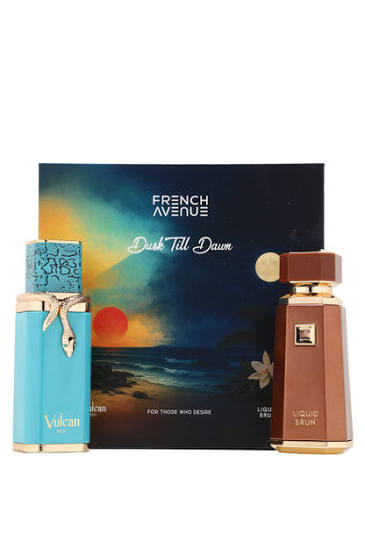 FRENCH AVENUE DUSK TILL DAWN VULCAN FEU 100ML + LIQUID BRUN 100ML