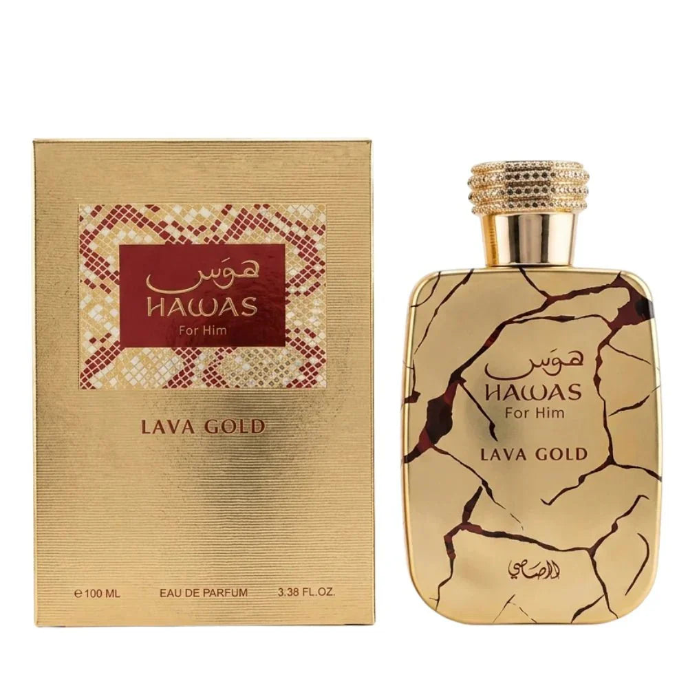 AL RASASI HAWAS LAVA GOLD EDP 100ML