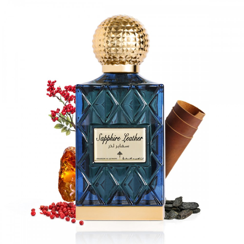 IBRAHEEM ALQURASHI SAPPHIRE LEATHER EDP 100ML