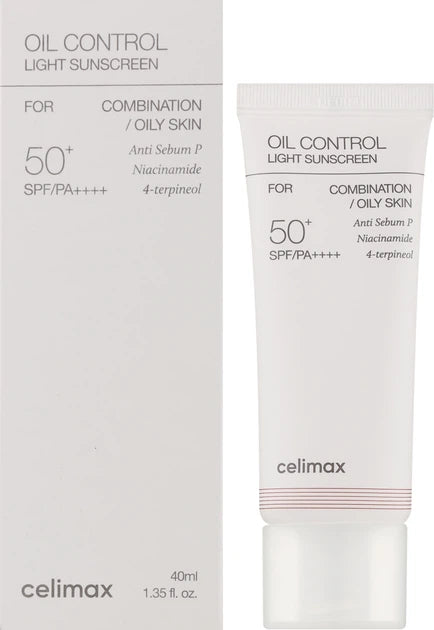 CELIMAX OIL CONTROL LIGHT SUNSCREEN FOR  50+ 40ML