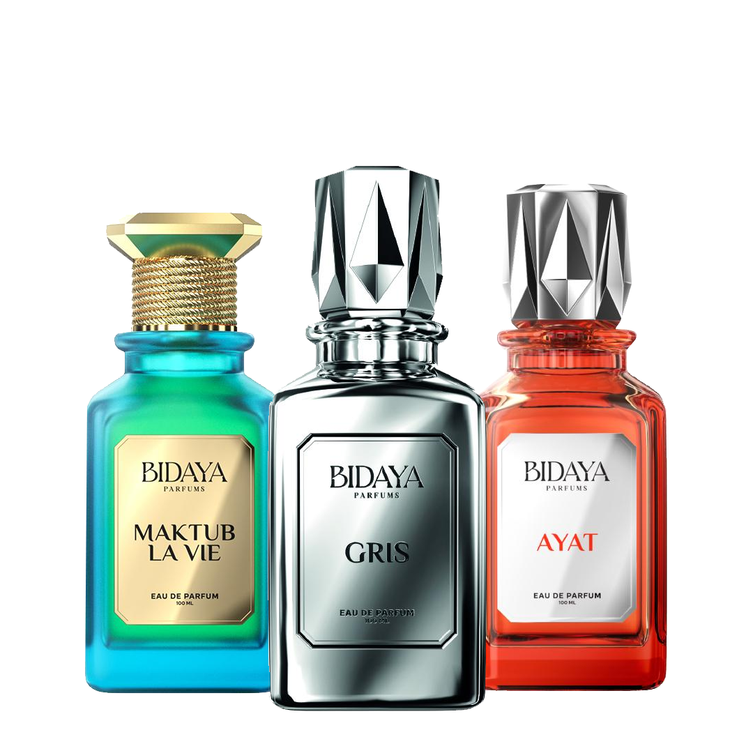 KIT BIDAYA 100ML (GRIS | MAKTUB LA VIE | AYAT)
