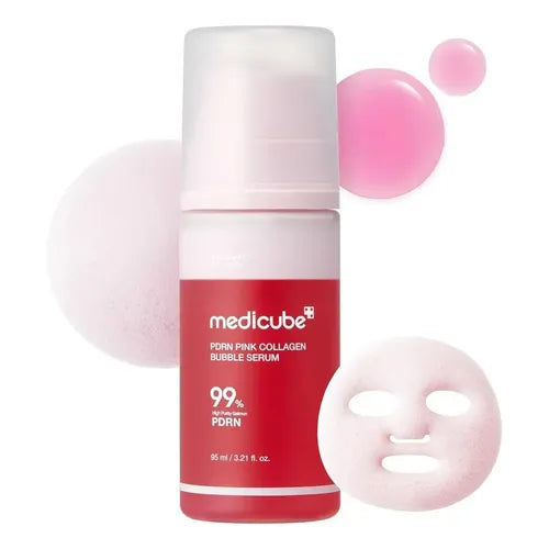 Medicube PDRN Pink Collagen Bubble Serum 95ml