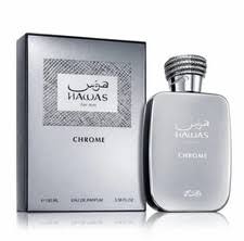 AL RASASI HAWAS CHROME FOR HIM  EDP 100ML
