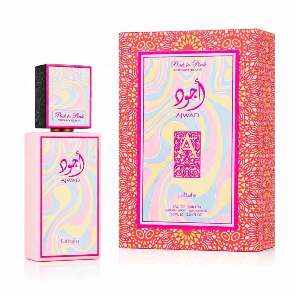 LATTAFA AJWAD PINK TO PINK CREAMY ELIXIR EDP 60ML