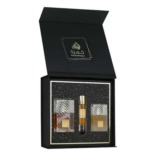 LATTAFA KHAMRAH GIFT SET 3 UNIDADES