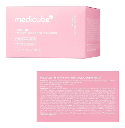 MEDICUBE PDRN PINK CAFFEINE COLLAGEN EYE PATCH